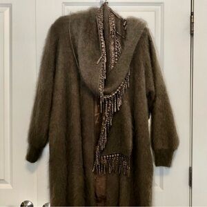 Angora wool coat by Vanesha.